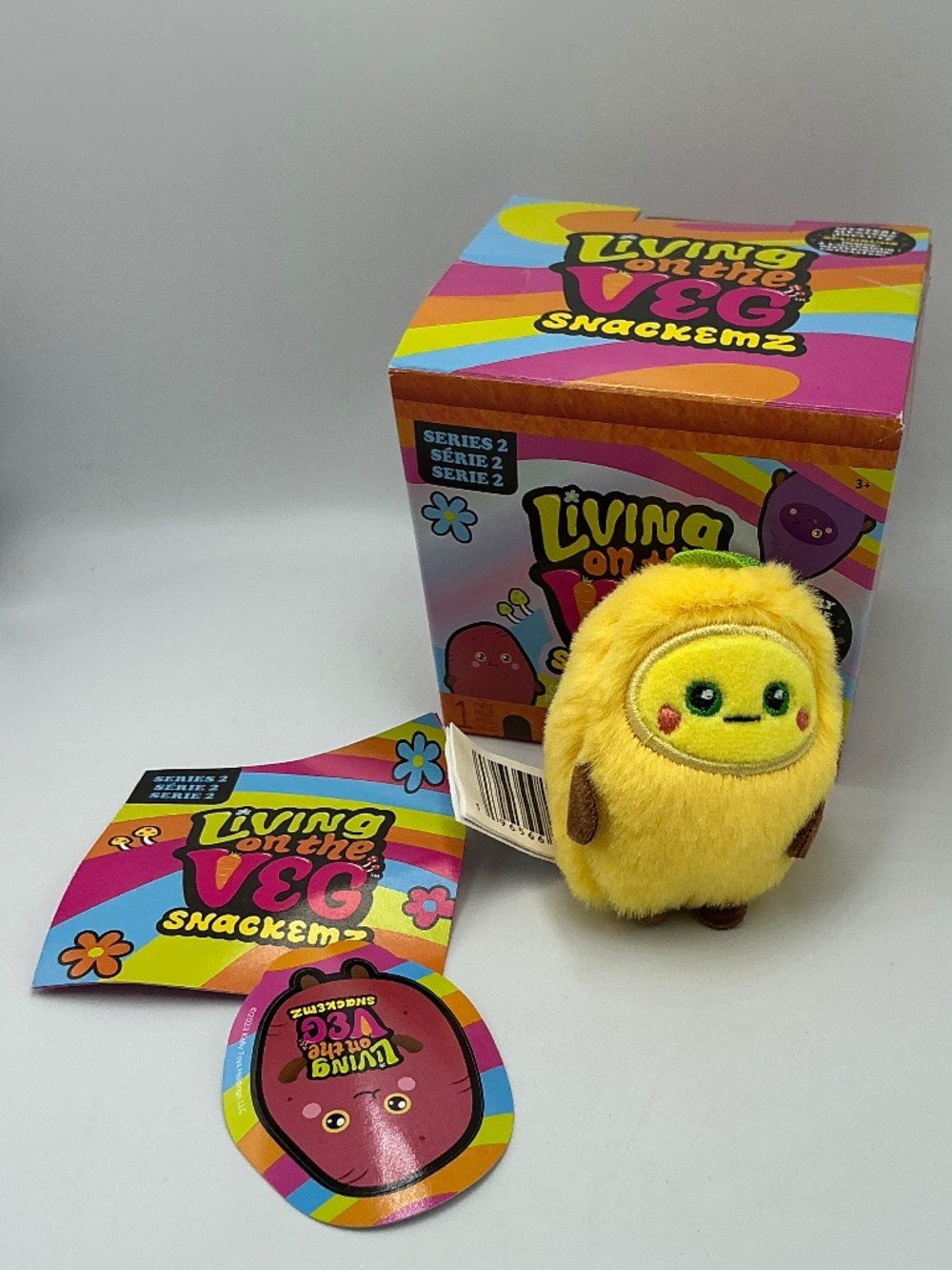 Living on the Veg Plush Goldie #49 Snackemz Series 2 Yellow Potato Spudbud Russ